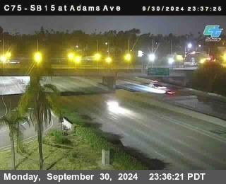 SB 15 at Adams Ave (On Ramp)