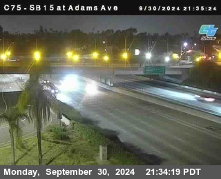 SB 15 at Adams Ave (On Ramp)