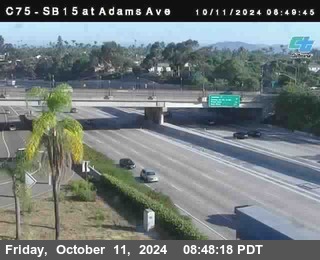 SB 15 at Adams Ave (On Ramp)