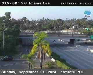 SB 15 at Adams Ave (On Ramp)