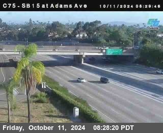 SB 15 at Adams Ave (On Ramp)