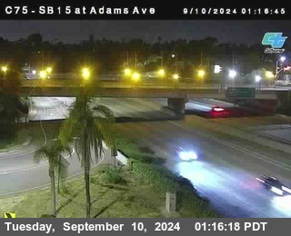 SB 15 at Adams Ave (On Ramp)