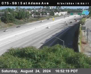 SB 15 at Adams Ave (On Ramp)