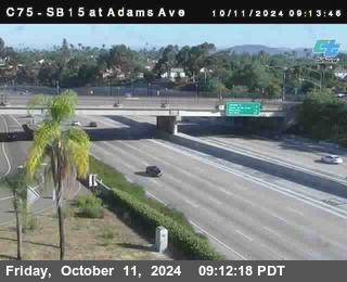 SB 15 at Adams Ave (On Ramp)