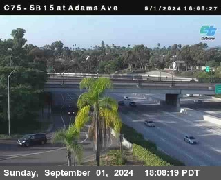 SB 15 at Adams Ave (On Ramp)