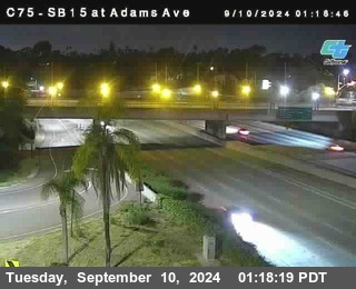 SB 15 at Adams Ave (On Ramp)