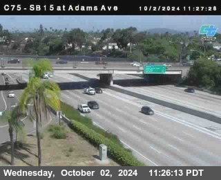 SB 15 at Adams Ave (On Ramp)