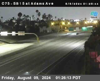 SB 15 at Adams Ave (On Ramp)