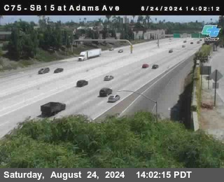 SB 15 at Adams Ave (On Ramp)