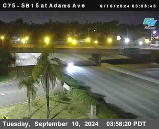 SB 15 at Adams Ave (On Ramp)