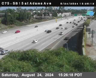 SB 15 at Adams Ave (On Ramp)