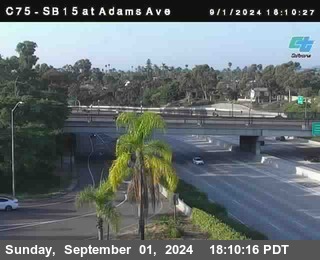 SB 15 at Adams Ave (On Ramp)