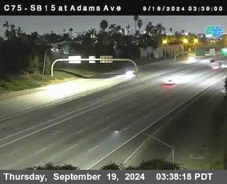 SB 15 at Adams Ave (On Ramp)