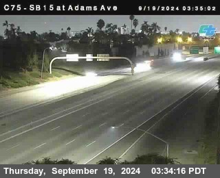 SB 15 at Adams Ave (On Ramp)