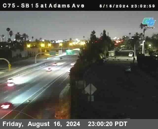 SB 15 at Adams Ave (On Ramp)