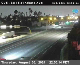 SB 15 at Adams Ave (On Ramp)