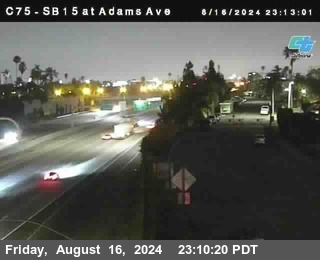 SB 15 at Adams Ave (On Ramp)