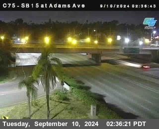 SB 15 at Adams Ave (On Ramp)