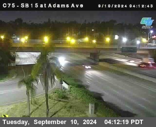 SB 15 at Adams Ave (On Ramp)