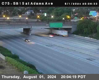 SB 15 at Adams Ave (On Ramp)