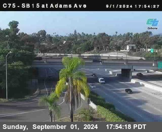 SB 15 at Adams Ave (On Ramp)