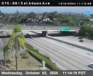 SB 15 at Adams Ave (On Ramp)