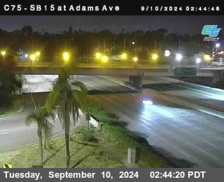 SB 15 at Adams Ave (On Ramp)