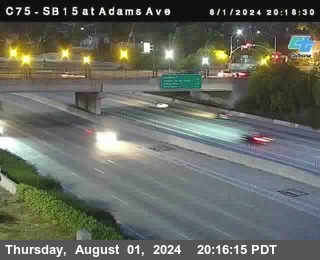 SB 15 at Adams Ave (On Ramp)