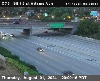 SB 15 at Adams Ave (On Ramp)