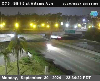 SB 15 at Adams Ave (On Ramp)