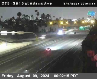 SB 15 at Adams Ave (On Ramp)