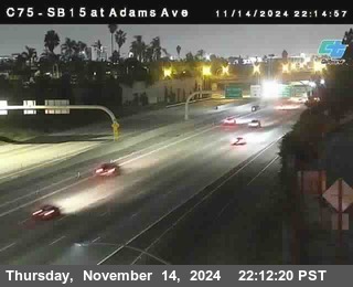 SB 15 at Adams Ave (On Ramp)