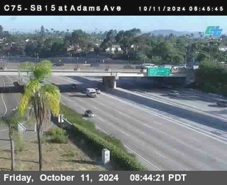 SB 15 at Adams Ave (On Ramp)