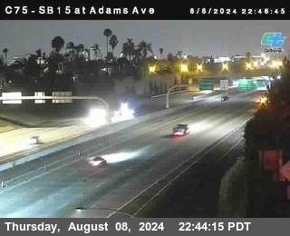 SB 15 at Adams Ave (On Ramp)