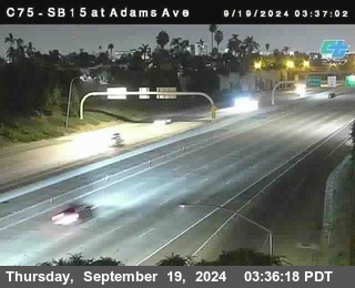 SB 15 at Adams Ave (On Ramp)