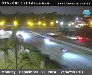 SB 15 at Adams Ave (On Ramp)