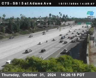 SB 15 at Adams Ave (On Ramp)