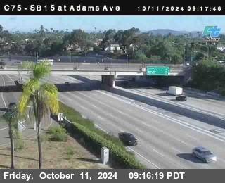 SB 15 at Adams Ave (On Ramp)