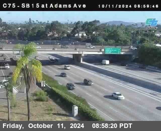 SB 15 at Adams Ave (On Ramp)