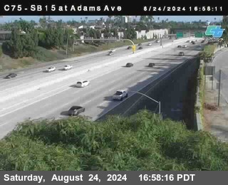 SB 15 at Adams Ave (On Ramp)