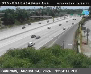 SB 15 at Adams Ave (On Ramp)