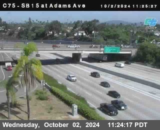 SB 15 at Adams Ave (On Ramp)