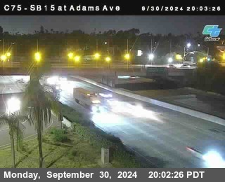 SB 15 at Adams Ave (On Ramp)