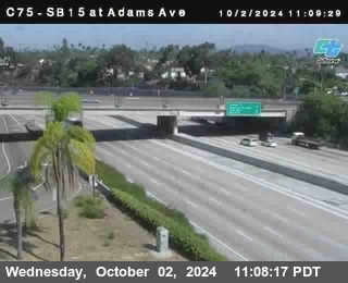 SB 15 at Adams Ave (On Ramp)