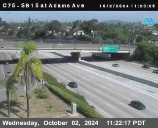 SB 15 at Adams Ave (On Ramp)