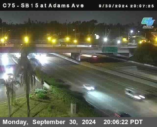 SB 15 at Adams Ave (On Ramp)