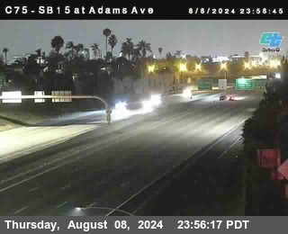 SB 15 at Adams Ave (On Ramp)