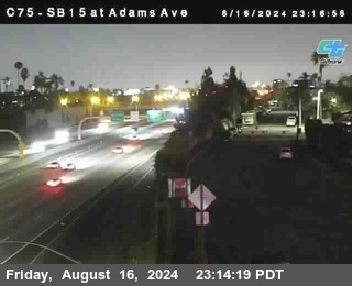 SB 15 at Adams Ave (On Ramp)