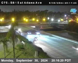 SB 15 at Adams Ave (On Ramp)