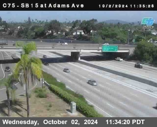 SB 15 at Adams Ave (On Ramp)